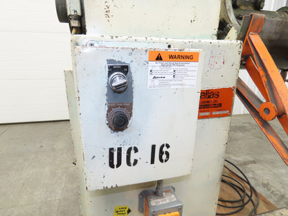 Dallas Industries 06090 Coil Stock Uncoiler 2500lbs 16-20" ID 12" W Decoiler