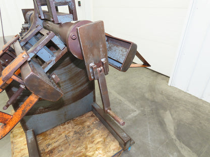 Dallas Industries R40X18 Coil Stock Uncoiler 4000lbs 16-20" ID 18" W Decoiler