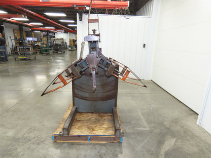 Dallas Industries R40X18 Coil Stock Uncoiler 4000lbs 16-20" ID 18" W Decoiler