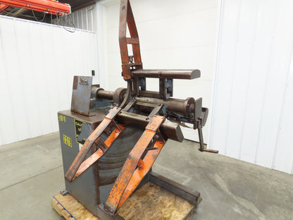 Dallas Industries R40X18 Coil Stock Uncoiler 4000lbs 16-20" ID 18" W Decoiler