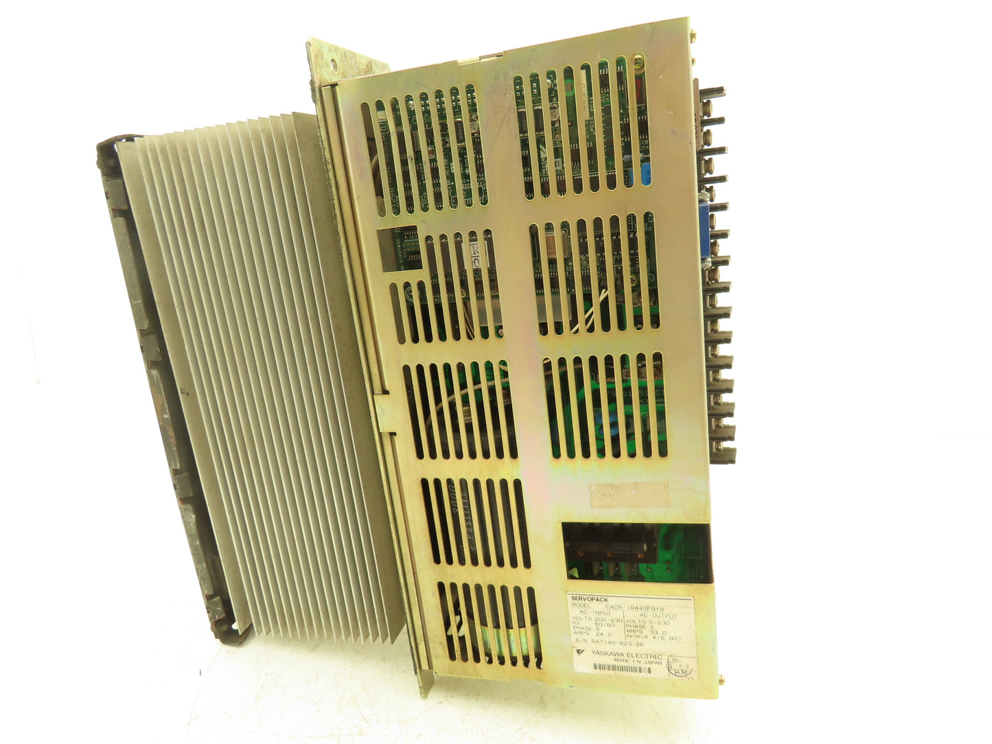 Yaskawa CACR-IR44SFBY8 Servo Drive Controller Servopack 5.9Hp 230VAC 3Ph