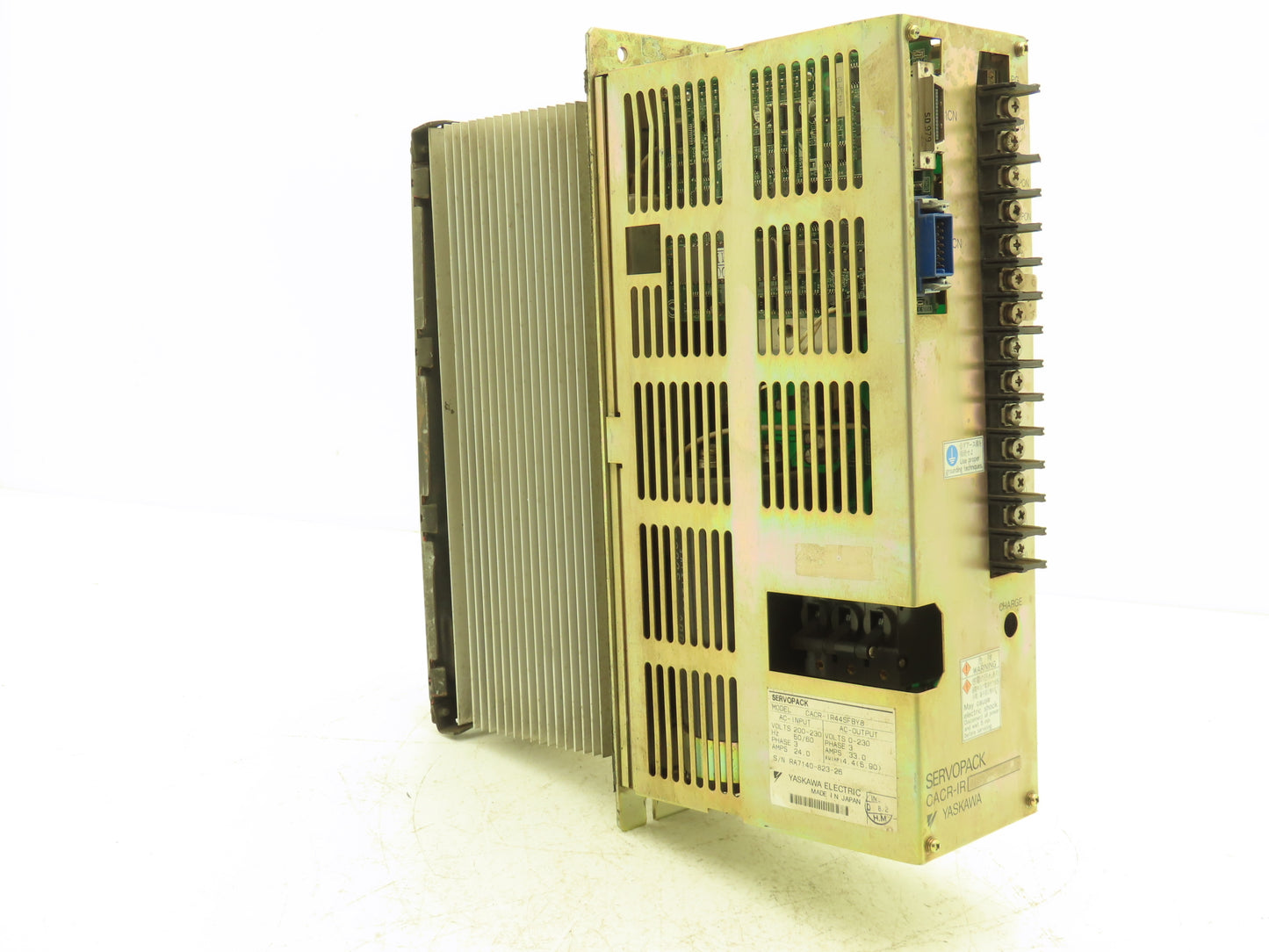 Yaskawa CACR-IR44SFBY8 Servo Drive Controller Servopack 5.9Hp 230VAC 3Ph