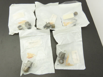 ITT Cannon MS3120E12-10P 10-Pin Amphenol Male Connector Kit  Lot of 5