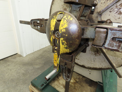 FJ Littell Machine 25-12 Coil Stock Uncoiler 2500lbs 20"ID 12"W Decoiler W/Brake