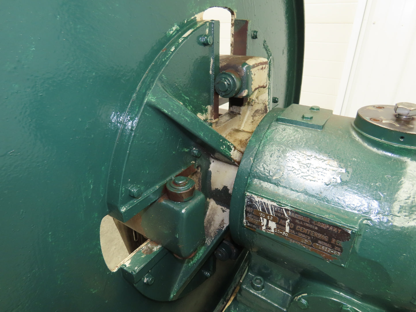 FJ Littell Machine 25-12 Coil Stock Uncoiler 2500lbs 20"ID 12"W Decoiler W/Brake