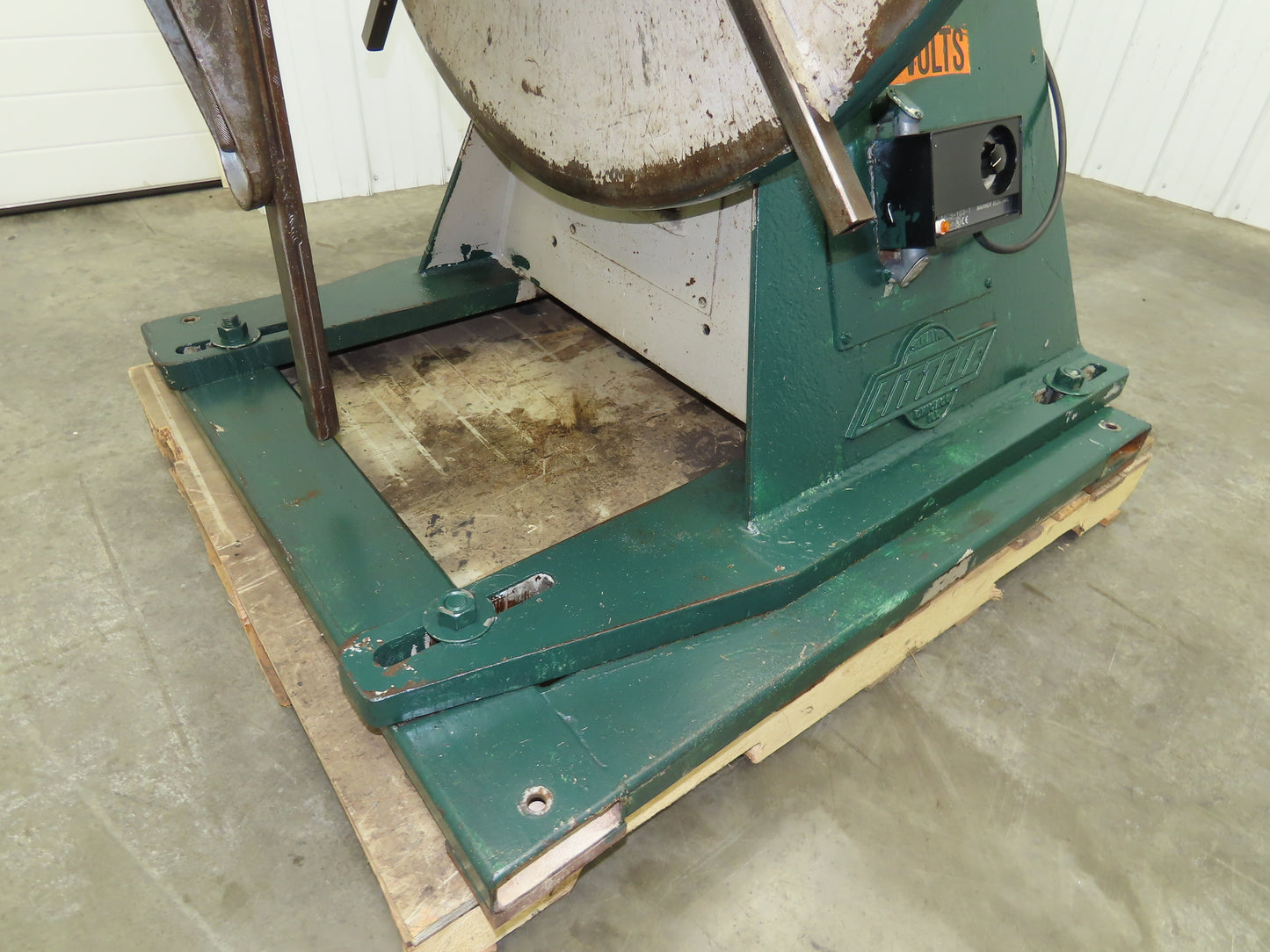 FJ Littell Machine 25-12 Coil Stock Uncoiler 2500lbs 20"ID 12"W Decoiler W/Brake