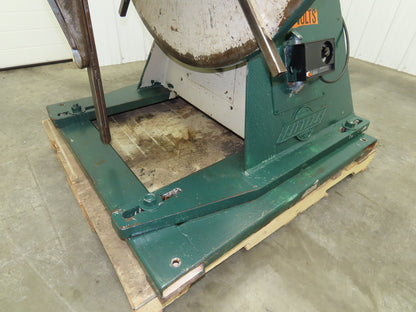 FJ Littell Machine 25-12 Coil Stock Uncoiler 2500lbs 20"ID 12"W Decoiler W/Brake