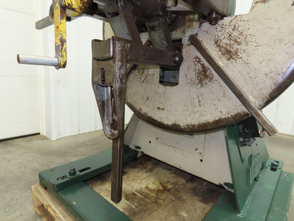 FJ Littell Machine 25-12 Coil Stock Uncoiler 2500lbs 20"ID 12"W Decoiler W/Brake