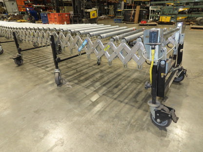 Best Flex 1.5  30"x 60' Expandable Power Roller Conveyor 120V Variable Speed