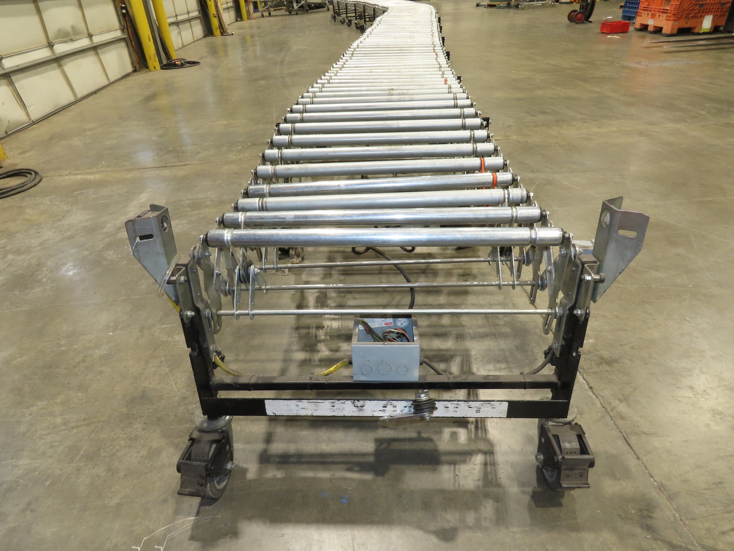 Best Flex 1.5  30"x 60' Expandable Power Roller Conveyor 120V Variable Speed