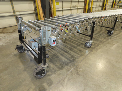 Best Flex 1.5  30"x 60' Expandable Power Roller Conveyor 120V Variable Speed