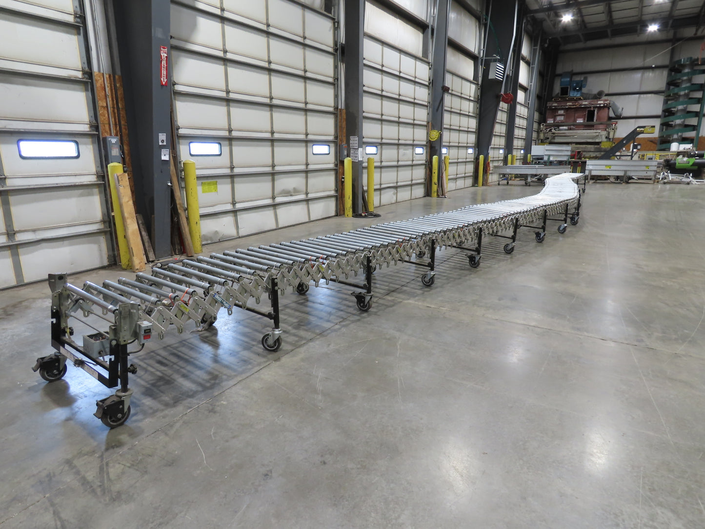 Best Flex 1.5  30"x 60' Expandable Power Roller Conveyor 120V Variable Speed