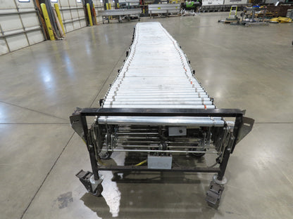 Best Flex 1.5  30"x 60' Expandable Power Roller Conveyor 120V Variable Speed