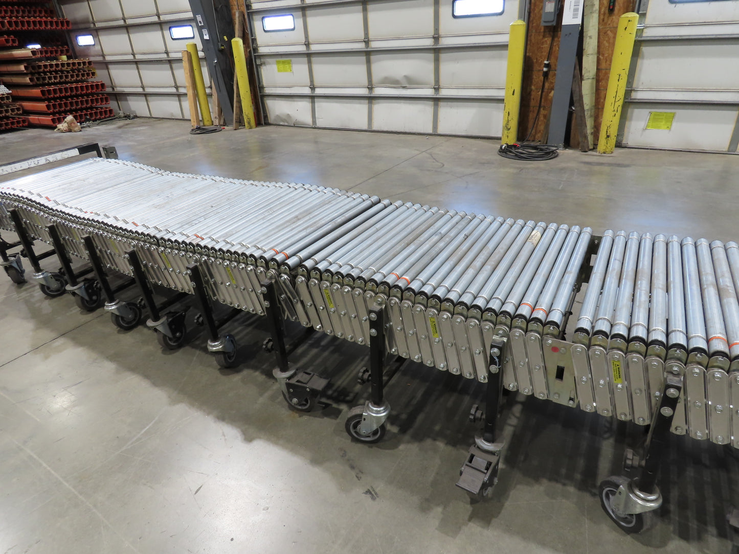 Best Flex 1.5  30"x 60' Expandable Power Roller Conveyor 120V Variable Speed