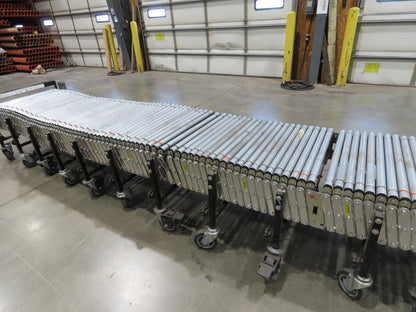 Best Flex 1.5  30"x 60' Expandable Power Roller Conveyor 120V Variable Speed
