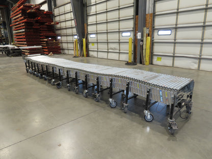 Best Flex 1.5  30"x 60' Expandable Power Roller Conveyor 120V Variable Speed