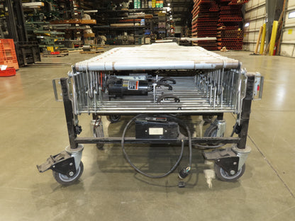 Best Flex 1.5  30"x 60' Expandable Power Roller Conveyor 120V Variable Speed