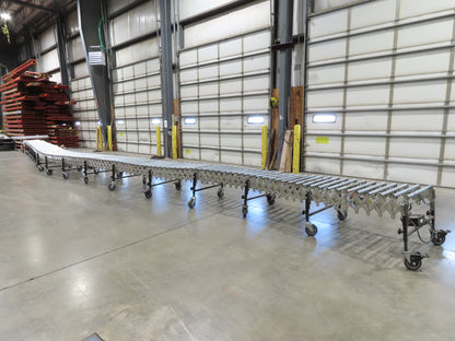 Best Flex 1.5  30"x 60' Expandable Power Roller Conveyor 120V Variable Speed