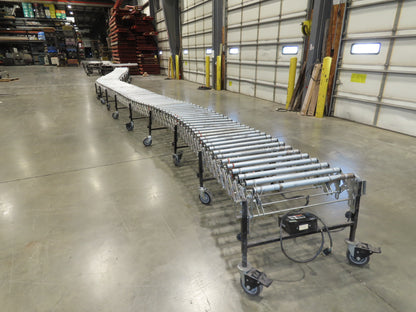 Best Flex 1.5  30"x 60' Expandable Power Roller Conveyor 120V Variable Speed