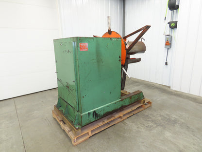 American Steel Line 1000 Coil Stock Uncoiler 6000lbs 16-20"ID 22"W Decoiler