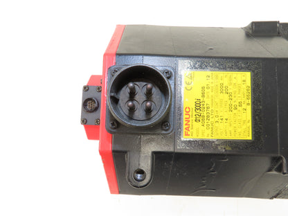 Fanuc A06B-0243-B605 AC Servo Motor 3kw 3000 RPM 141V Encoder A860-2014-T301