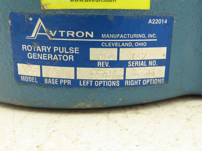 Avtron M485 Encoder Severe-Duty 5-24VDC Rev J Options Left-ML1 Right -ML1 PPR 48