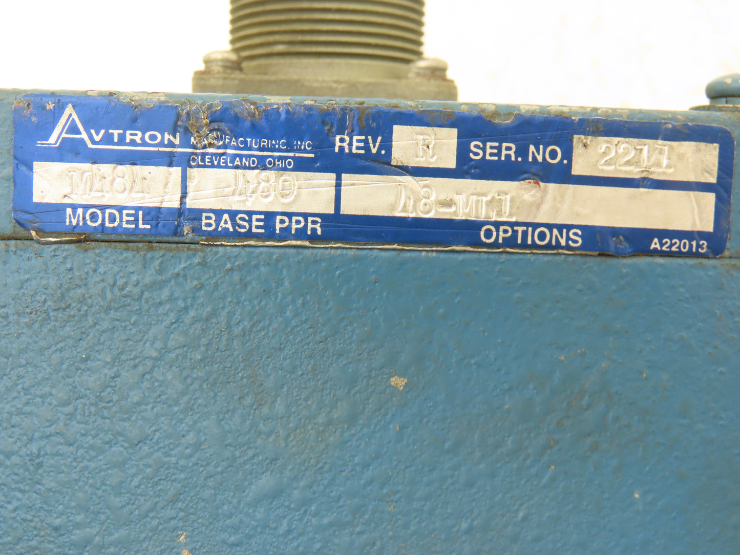 Avtron M485 Encoder Severe-Duty 5-24VDC Rev J Options Left-ML1 Right -ML1 PPR 48