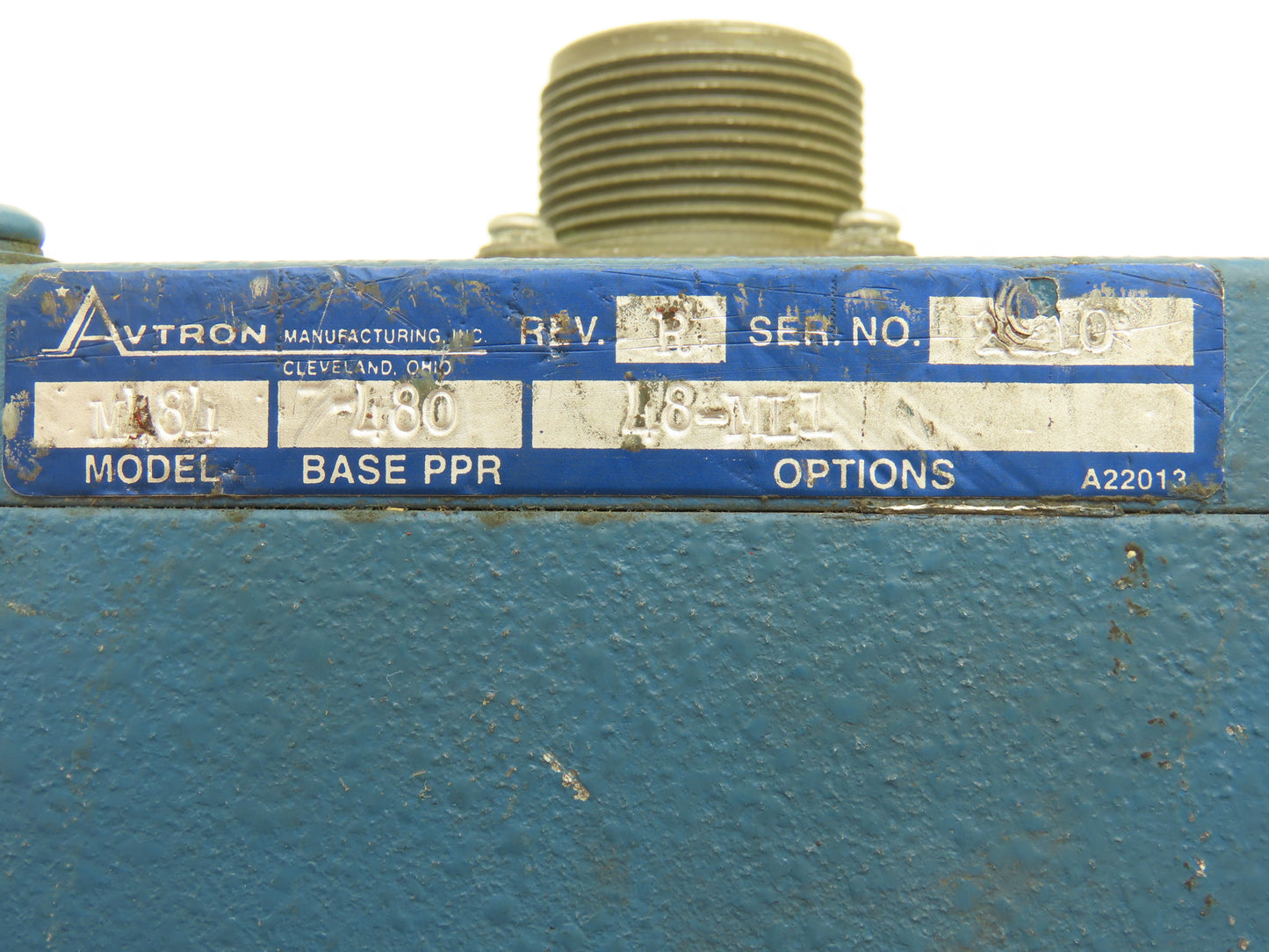 Avtron M485 Encoder Severe-Duty 5-24VDC Rev J Options Left-ML1 Right -ML1 PPR 48