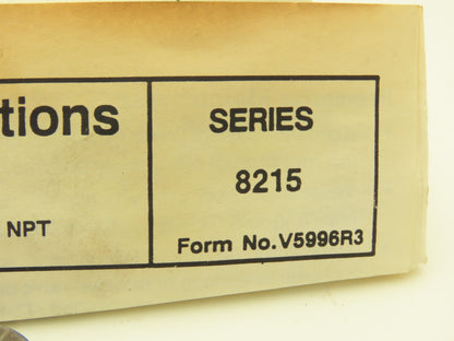 Asco 302352 Solenoid Valve Rebuild Kit Series 8215