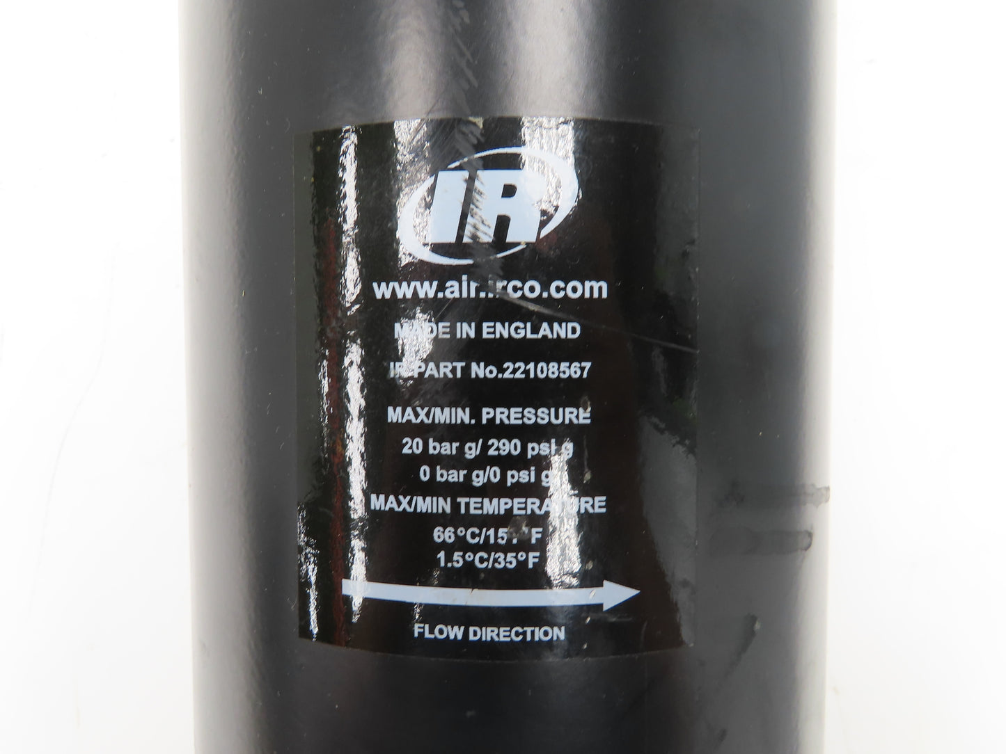 Ingersoll 22108567 Air Compressor High Flow Water Separator 2-1/2" NPT 290 PSI