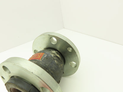 Metraflex 2"x 6" Flanged Rubber Expansion Joint EPDM 4-Bolt