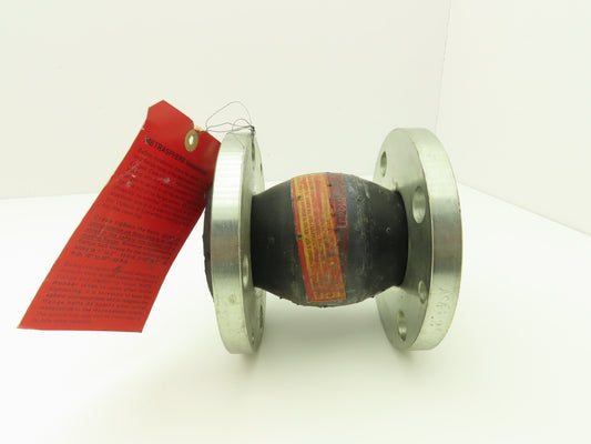 Metraflex 2"x 6" Flanged Rubber Expansion Joint EPDM 4-Bolt