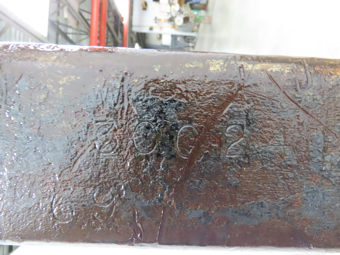 Hyster H300A 3-1/2" X 8" X 72" Pin-Type Shaft-Mounted Forklift Forks 30000lbs 6'