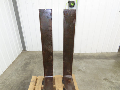 Hyster H300A 3-1/2" X 8" X 72" Pin-Type Shaft-Mounted Forklift Forks 30000lbs 6'