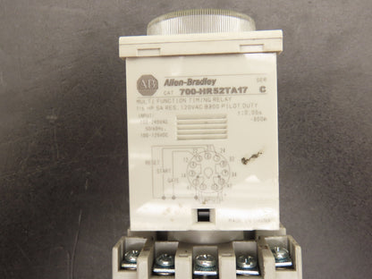 Allen Bradley 700-HR52TA17 Multi Function Timing Relay Ser C 5A 120V Lot of 3
