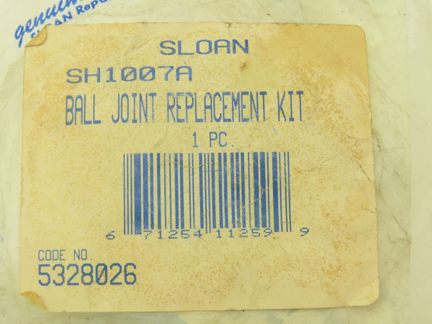 Sloan SH1007A Showerhead Ball Joint Coupling with Volume Control 1/2"NPT
