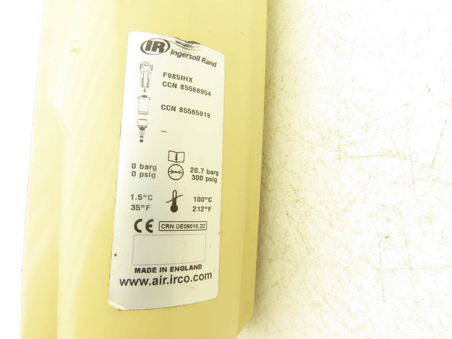 Ingersoll Rand F985IHX Compressed Air Filter Assembly In-Line 2"NPT 300 PSI