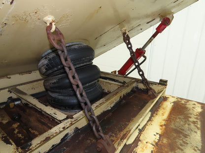 Pneumatic Lift Tilt Table Tote Tipper 2000lb 28° Degree 50x46" Top