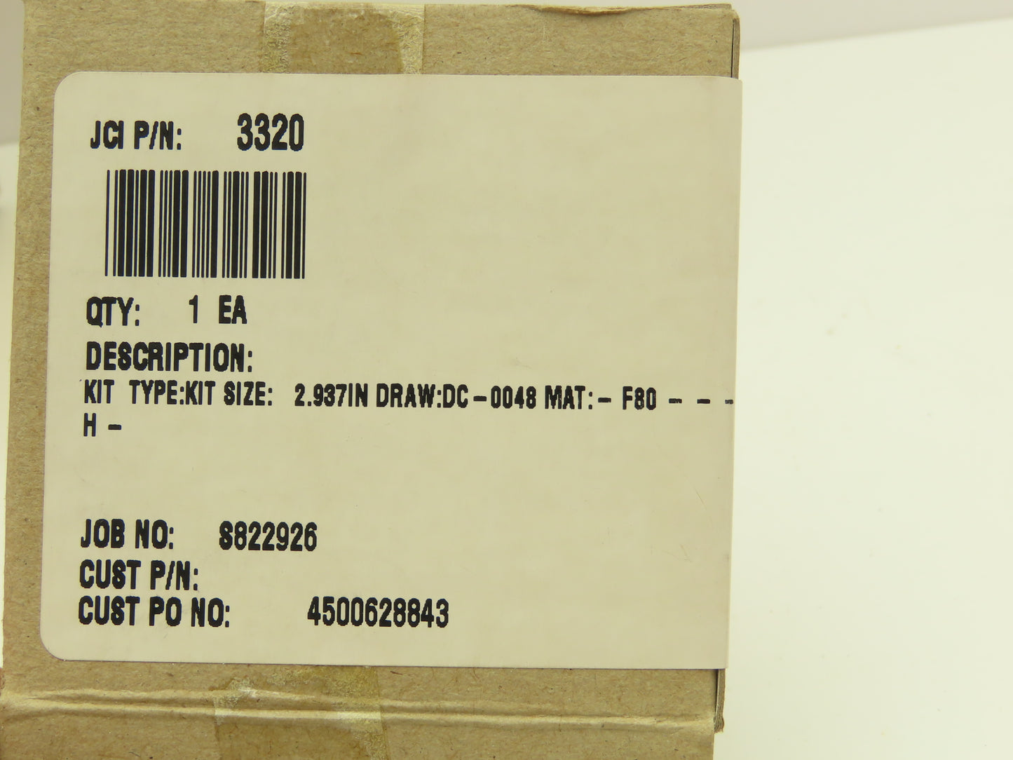 John Crane 4500628843 Shaft Seal Bushing Kit 2.937" S822926