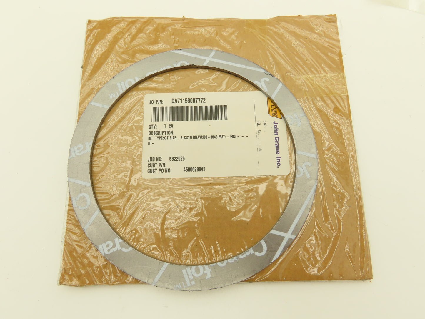 John Crane 4500628843 Shaft Seal Bushing Kit 2.937" S822926