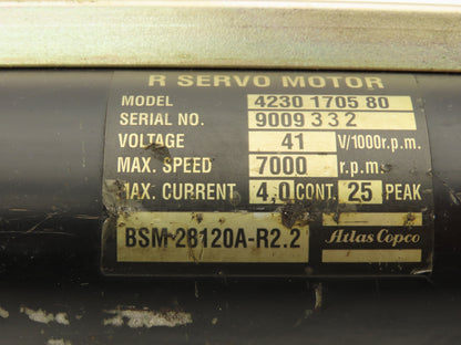 Atlas Copco BSM28120A-R2.5 Electric Servo Nutrunner 1/2" Drive