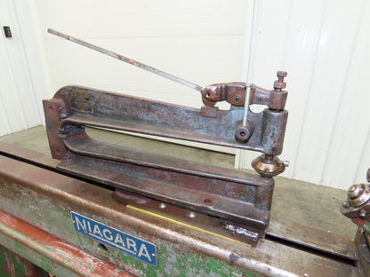 Niagara 13 Power Metal Circle Shear 32" Circle Cutter 16GA 1/2Hp 230/460 3Ph