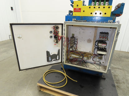 Littell Sheet Metal Contour Roll Former Straightener 4 Stand 1Hp 230/460V 3Ph