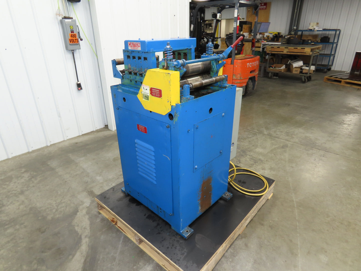 Littell Sheet Metal Contour Roll Former Straightener 4 Stand 1Hp 230/460V 3Ph