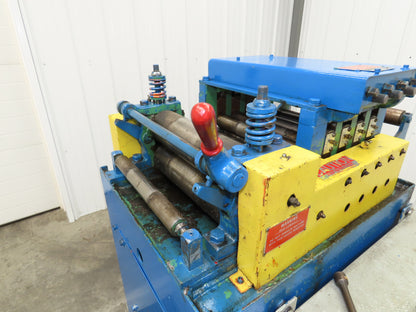 Littell Sheet Metal Contour Roll Former Straightener 4 Stand 1Hp 230/460V 3Ph