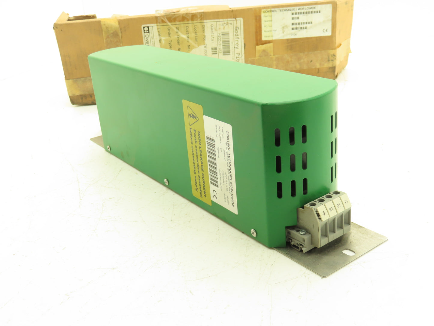 Control Techniques Worldwide 42000027 RFI Filter Unidrive 308-480VAC 50/60Hz 27A