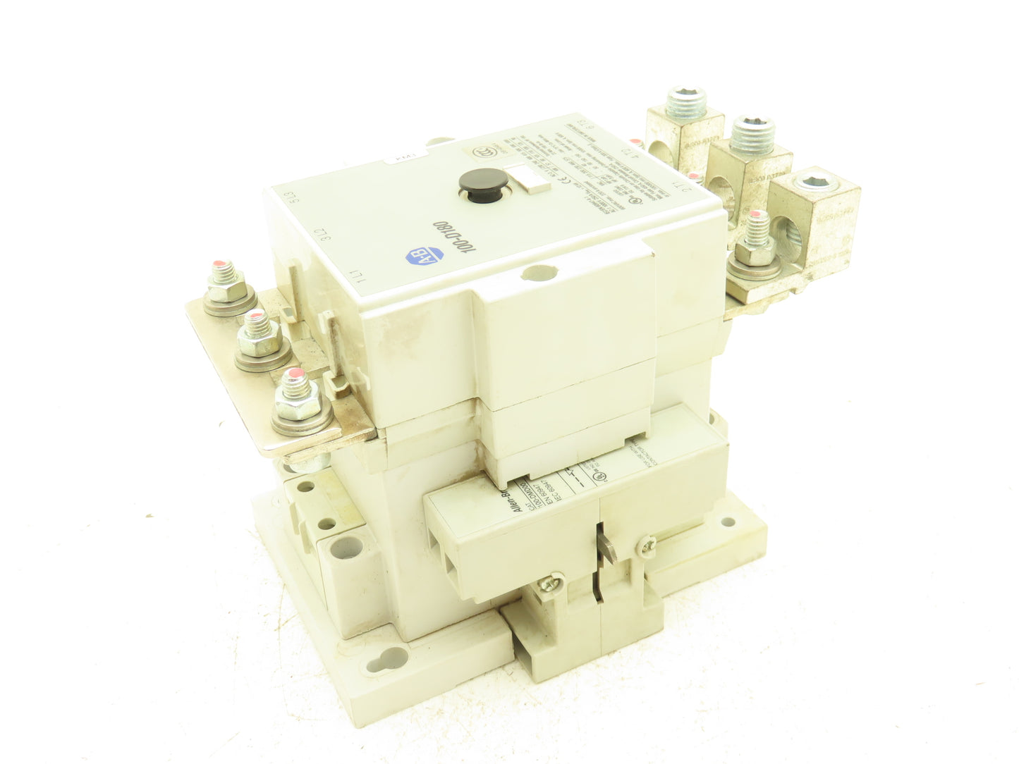 Allen Bradley 100-D180 Motor Starter Contactor 250A 3Ph 600VAC 150HP W Interlock