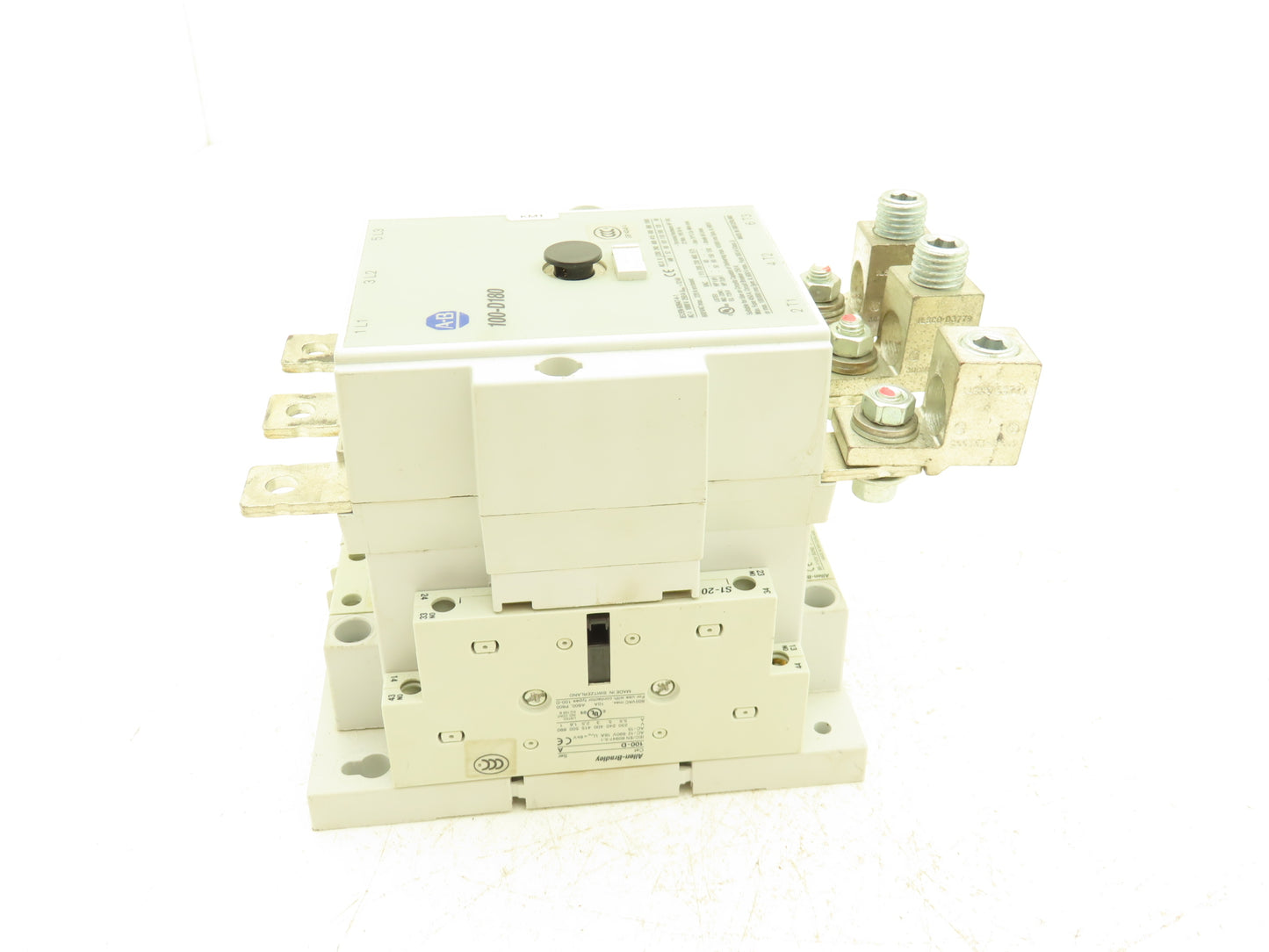 Allen Bradley 100-D180 Motor Starter Contactor 250A 3PH 600VAC 150HP Ser B
