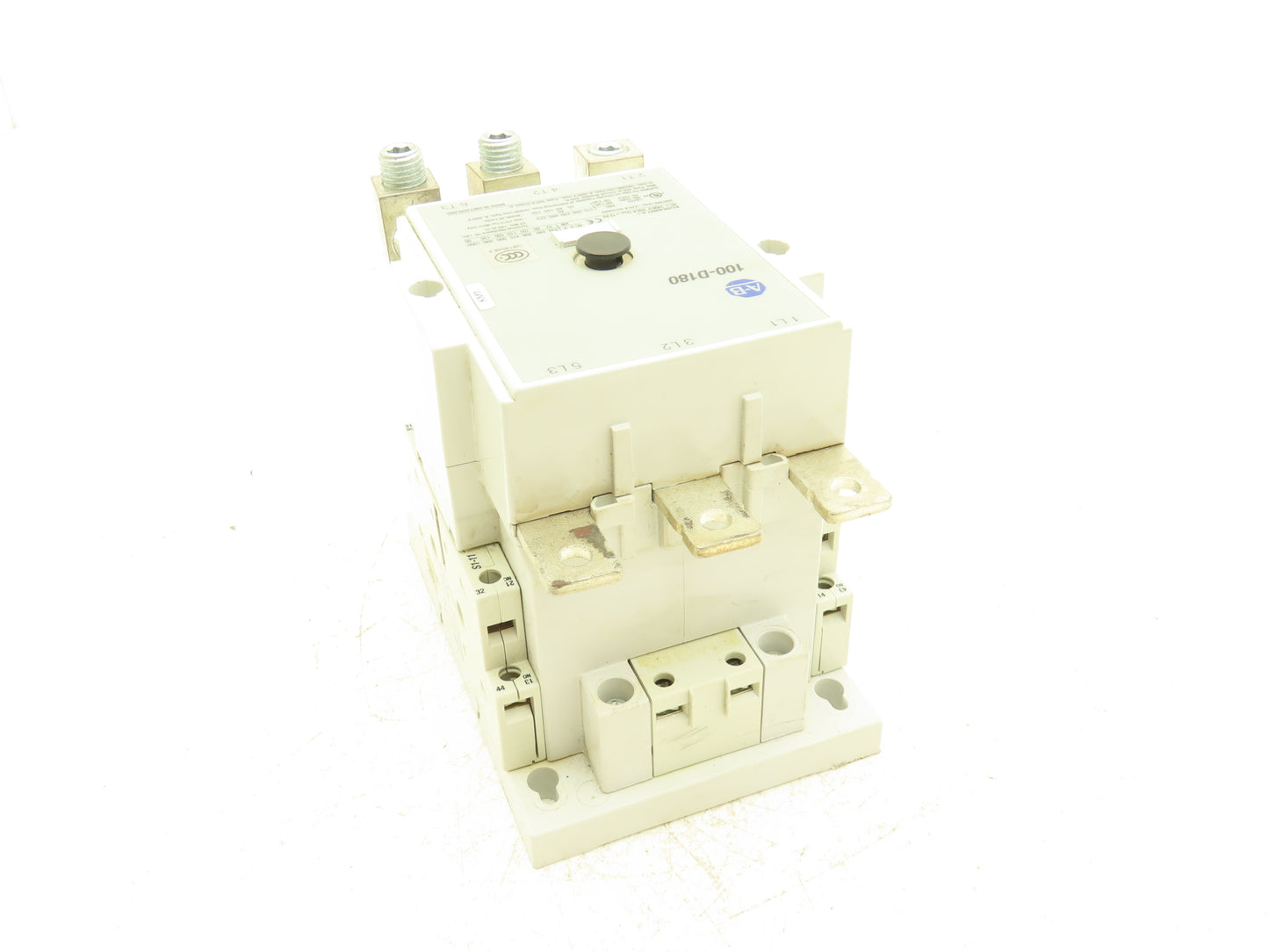 Allen Bradley 100-D180 Motor Starter Contactor 250A 3PH 600VAC 150HP Ser B