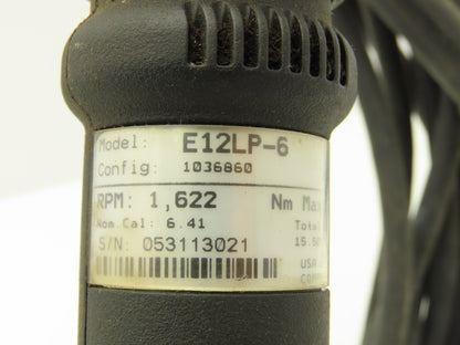 Stanley E12LP-6 Electric Servo Nutrunner 1/4" QD Bit Drive 1622rpm 6Nm 20' Cord